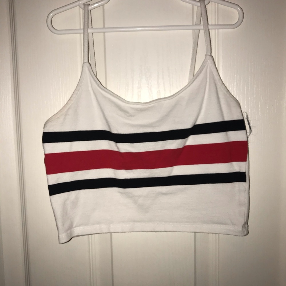 White Crop top